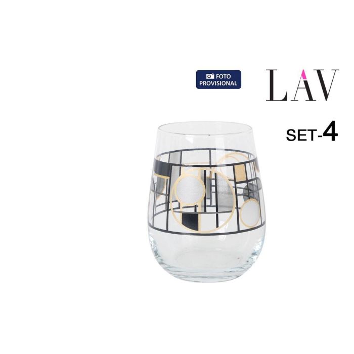 Set de Vasos LAV GAIA 4 Piezas (6 Unidades) 1 Set de Vasos LAV GAIA 4 Piezas (6 Unidades) 1