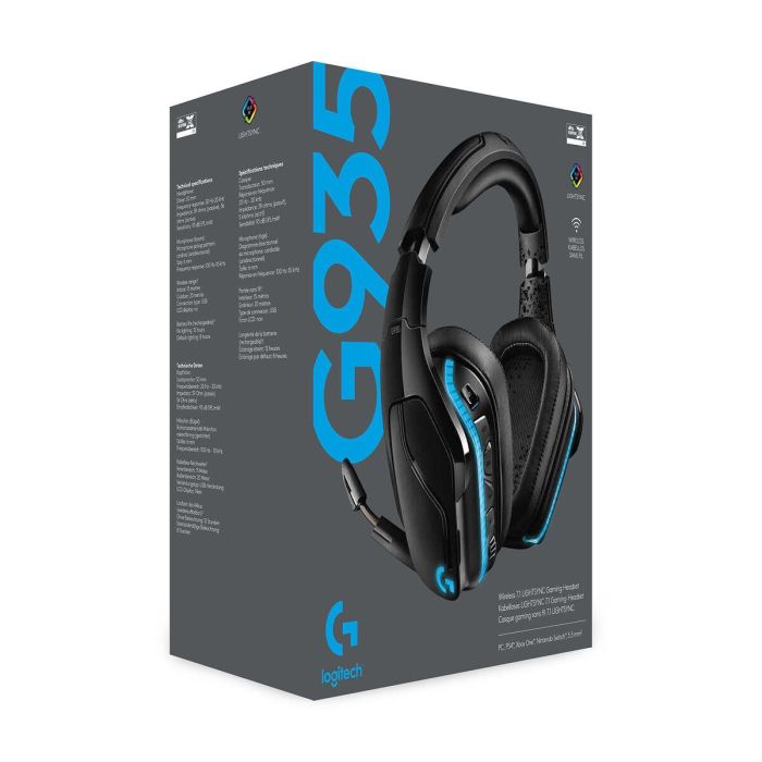 Auriculares Logitech G935 graming 7.1 Wireless 1 Auriculares Logitech G935 graming 7.1 Wireless 1