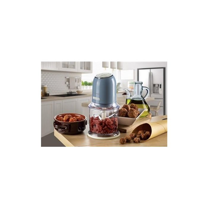 Ariete 438/05 Picadora Vintage Azul 400W 4 Cuchillas Acero Inoxidable 2 Velocidades 16