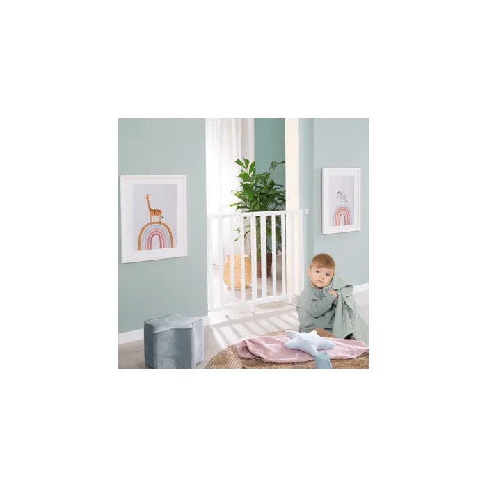 Roba Barrera de Seguridad para Bebés ROB4005317246321 para Puertas y Escaleras de 62 a 105 cm Blanca 3