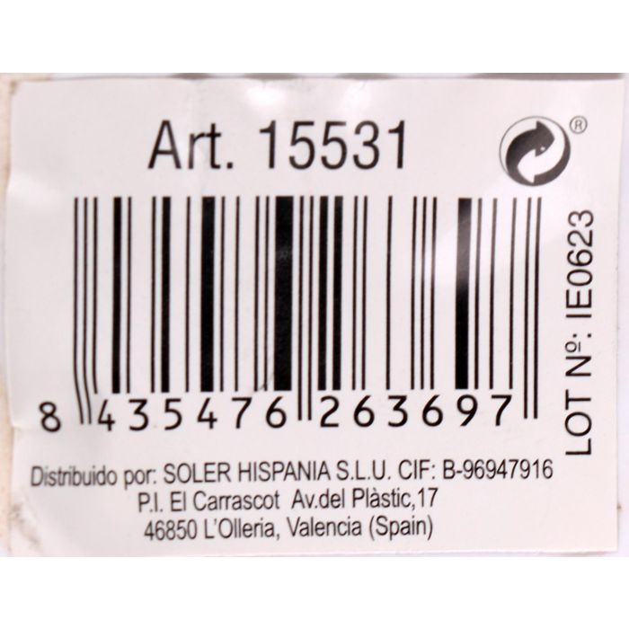 La Mediterranea Cenicero de Agua para Hostelería, ideal para uso profesional, 11 x 11 x 7 cm, 390 g (48 Unidades) 1
