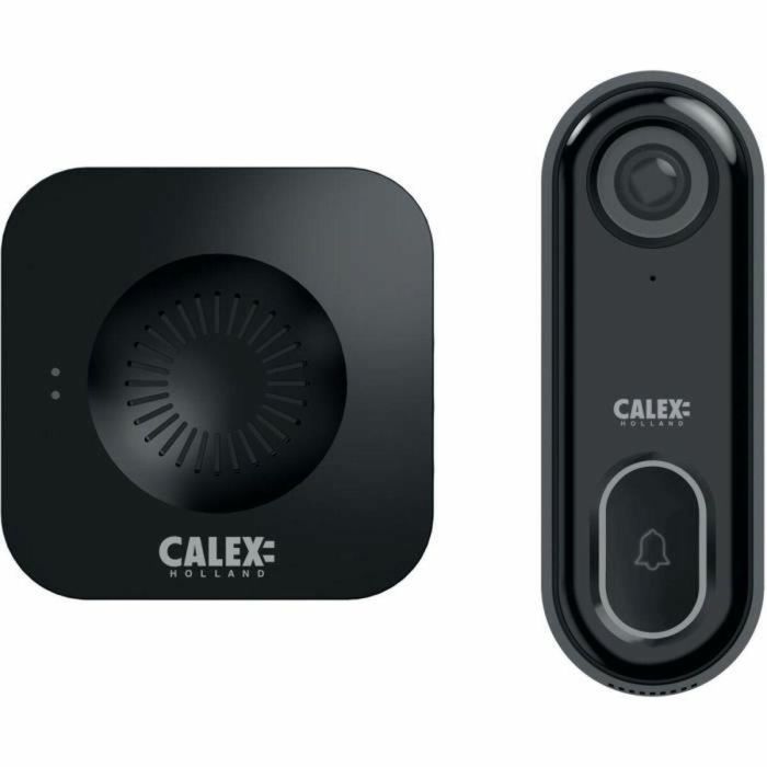 Calex CAL8712879157052 Timbre con vídeo inteligente a batería, incluye timbre interior, sin tarjeta SD 4