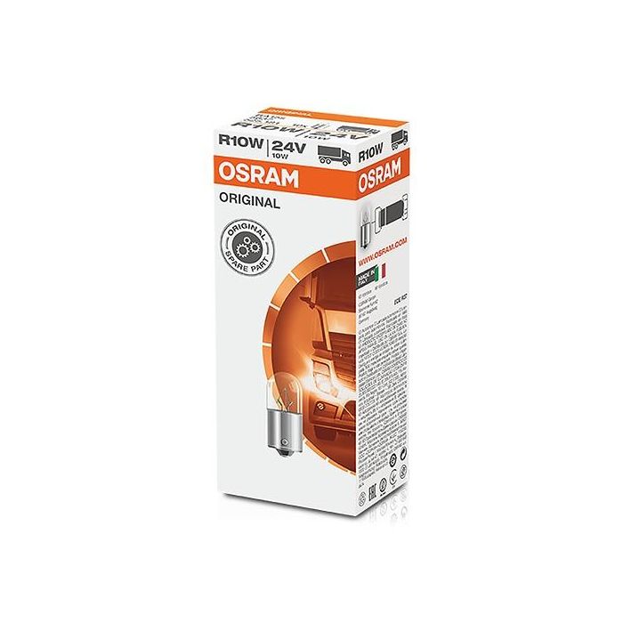 Halogen Osram Orginal 5637 Ba15S 24 V 10 V R10 W | 10 Unidades OS5637 Halogen Osram Orginal 5637 Ba15S 24 V 10 V R10 W | 10 Unidades OS5637