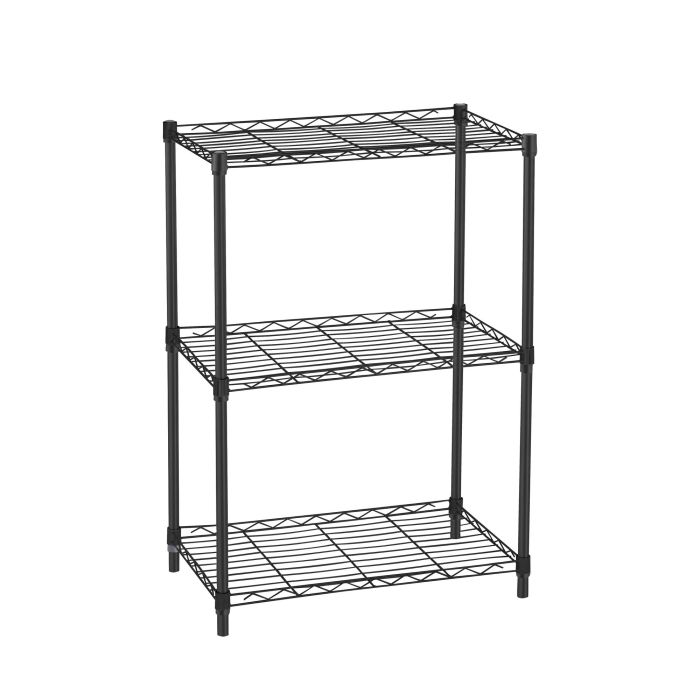 Estanteria Metal 3 Niveles Black Moblekit (2 Unidades) 1 Estanteria Metal 3 Niveles Black Moblekit (2 Unidades) 1