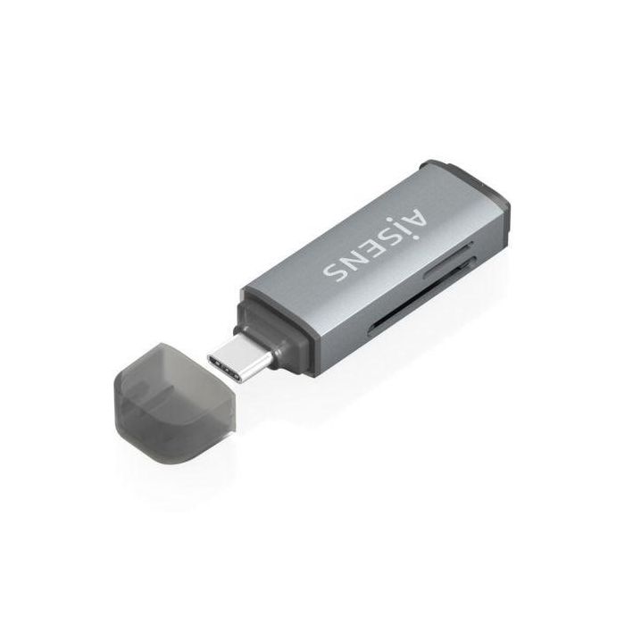 Lector de Tarjetas Aisens ASCR-2C10-GR Gris 0 Lector de Tarjetas Aisens ASCR-2C10-GR Gris 0