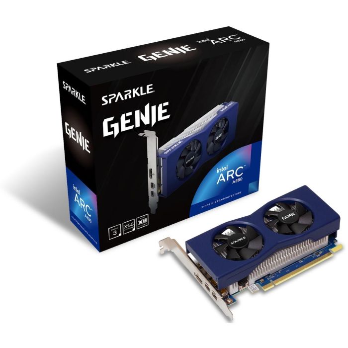 Sparkle Intel Arc A380 GENIE SA380G-6G - Tarjeta Gráfica 6GB GDDR6, Mini DisplayPort x2, HDMI 2.0, Perfil Bajo 4 Sparkle Intel Arc A380 GENIE SA380G-6G - Tarjeta Gráfica 6GB GDDR6, Mini DisplayPort x2, HDMI 2.0, Perfil Bajo 4