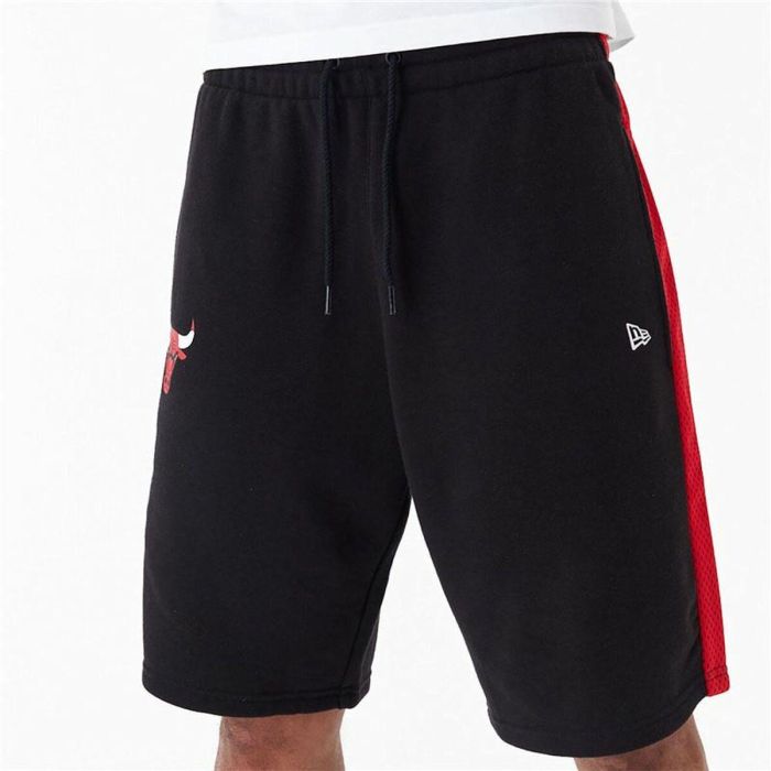 Pantalones Cortos Deportivos para Hombre New Era NBA MESH PANEL OS SHORTS CHIBUL 60435477 Negro 1