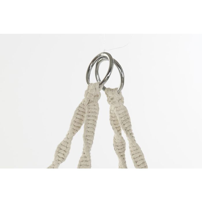 DKD Home Decor Silla Colgante para Terraza y Jardín, Crudo, 63 x 120 x 80 cm 2