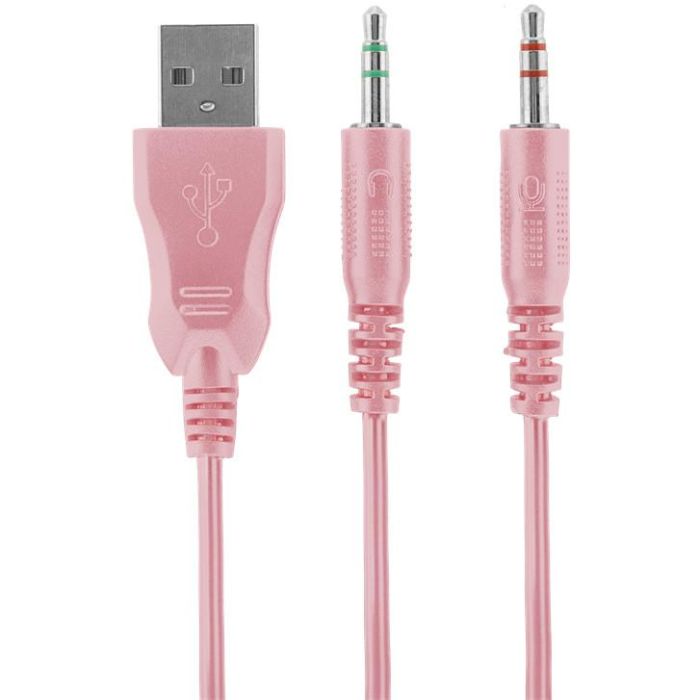 Deltaco Headset Gaming Stereo Klinke LED pink 4 Deltaco Headset Gaming Stereo Klinke LED pink 4