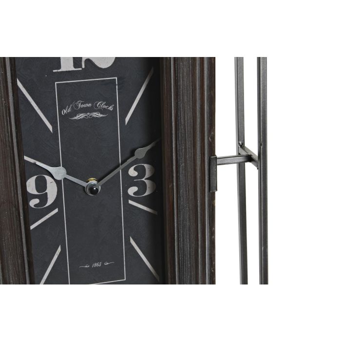 DKD Home Decor Reloj de Pared de Estilo Loft Gris, de Hierro y Madera, con Medidas 61 cm Alto x 29 cm Ancho x 6.5 cm Fondo, 1 Pila AA 1 DKD Home Decor Reloj de Pared de Estilo Loft Gris, de Hierro y Madera, con Medidas 61 cm Alto x 29 cm Ancho x 6.5 cm Fondo, 1 Pila AA 1