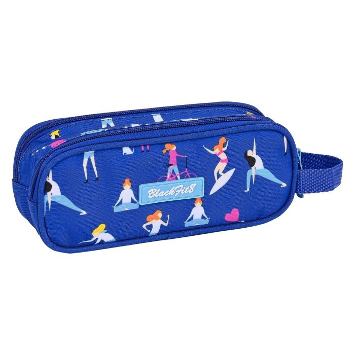 Portatodo Doble Go Girls BlackFit8 Go girls Azul 21 x 8 x 6 cm