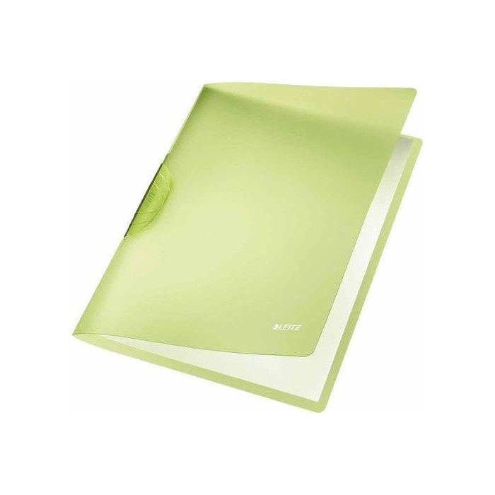 Dosier Clip Leitz Pp Colorclip Rainbow A4 Pinza Plastico Pivot.30H Verde (Set de 6)