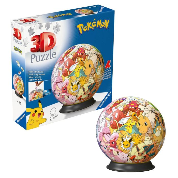 Puzzle Ball 3D Pokemon 11595 Ravensburger 2 Puzzle Ball 3D Pokemon 11595 Ravensburger 2