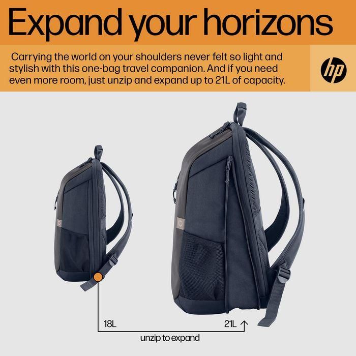 HP Mochila para Portátil Travel 18 Litros 15.6 Pulgadas Iron Grey 5