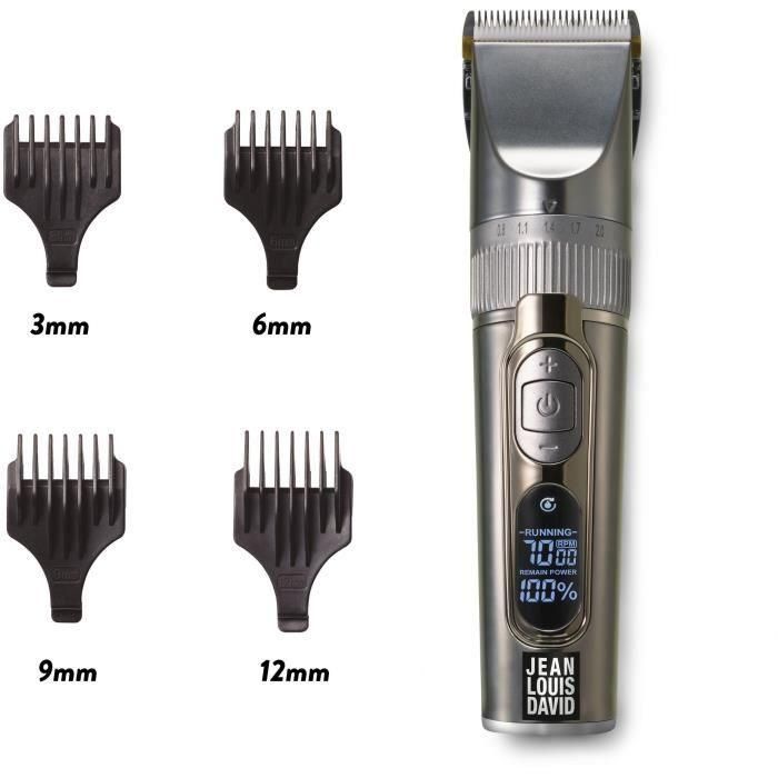 Cortacésped 2 en 1 cabello digital y barba Jean Louis David 1 Cortacésped 2 en 1 cabello digital y barba Jean Louis David 1