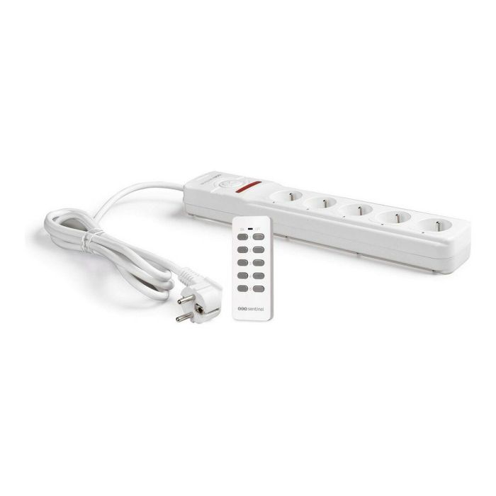 Scs Sentinel Extensión de Regleta de Enchufes con Control Remoto Inalámbrico, 5 Tomas Individuales, Ahorro Energía, 2300W, 30m 0 Scs Sentinel Extensión de Regleta de Enchufes con Control Remoto Inalámbrico, 5 Tomas Individuales, Ahorro Energía, 2300W, 30m 0