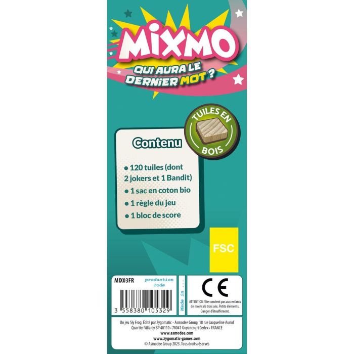 Asmodee ASM3558380105329 Mixmo Eco Pack - Juego de Mesa para 2-6 Jugadores, +8 Años 4 Asmodee ASM3558380105329 Mixmo Eco Pack - Juego de Mesa para 2-6 Jugadores, +8 Años 4