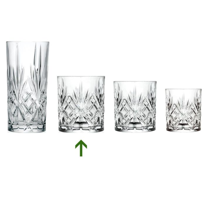 Rcr Cristalleria IT Vaso Cristal Eco 310 Ml Mm Melodia (6 Unidades) h.94 mm; d.82 cm 3