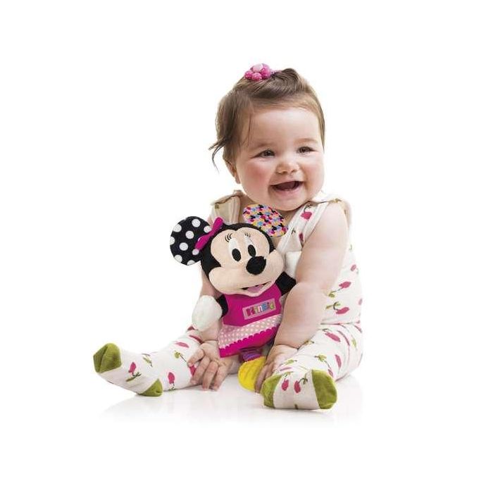 Clementoni Sonajero Minnie Peluche Texturas con Mordedor 18x28x11 cm 15
