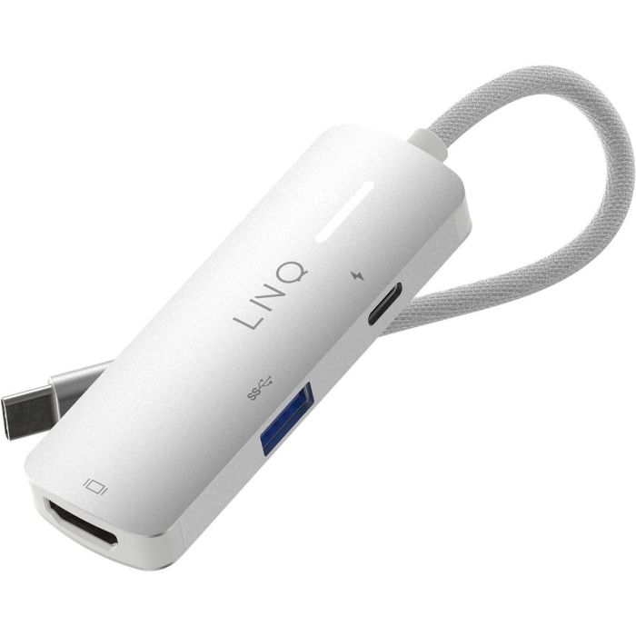 Hub USB Linq Byelements LQ49031 Blanco Gris 16 Hub USB Linq Byelements LQ49031 Blanco Gris 16