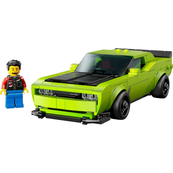 Lego Speed Champions Coche Deportivo Dodge Challenger SRT Hellcat - Kit de Construcción Réplica Detallada para Niños +9 Años 1