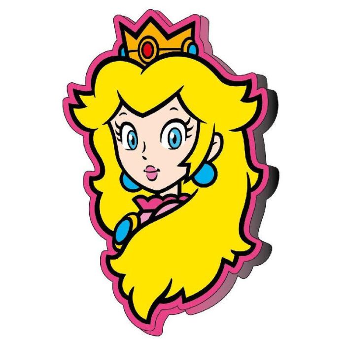 Nintendo Cojín 3D Peach Super Mario Bros 40x40cm