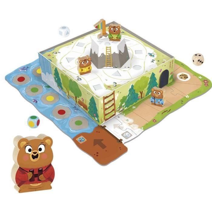 Juego de Mesa - GOULA - La Aventura de los Osos - El primero en llegar a la cima gana el juego Juego de Mesa - GOULA - La Aventura de los Osos - El primero en llegar a la cima gana el juego