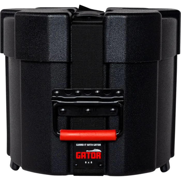 Gator Estuche para Tom 08" X 08", Plástico Moldeado Terciopelo Interior 3