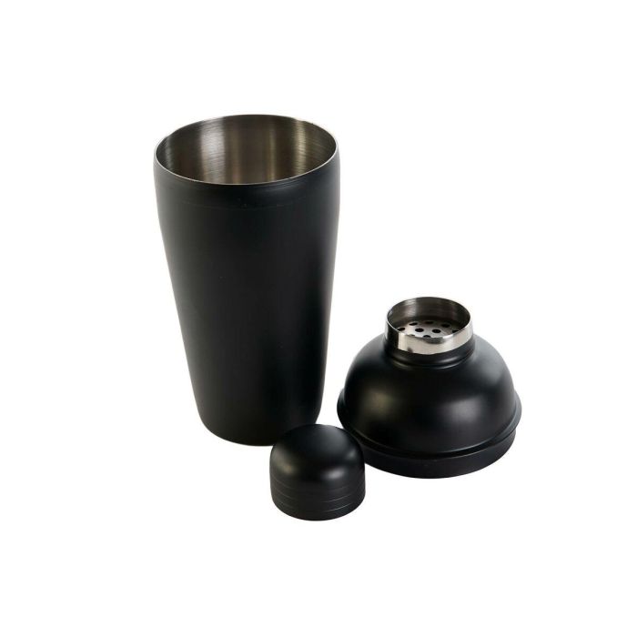 Set de Coctelería DKD Home Decor Negro Acero Inoxidable 500 ml 8 x 8 x 20 cm 2