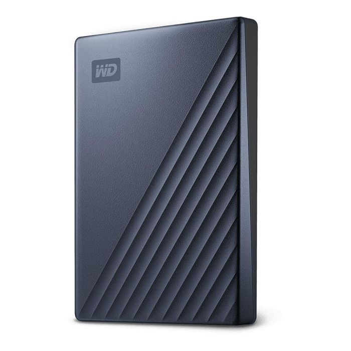 Western Digital My Passport Ultra 5TB Disco Duro Portátil Externo Azul USB-C/USB3.0 6,4cm 2,5Zoll Metal finish RTL