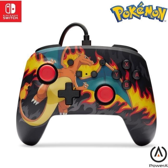 Power A 0617885090318 Controlador con Cable Nintendo Switch Charizad Firestorm Power A 0617885090318 Controlador con Cable Nintendo Switch Charizad Firestorm