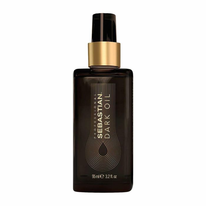 Sebastian Professionals DARK OIL Aceite de Peinado Ligero 95 ml - Brillo & Suavidad 48h, con Argán, Sin Peso, Dosificador para Todo Tipo de Cabello