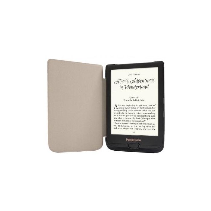 Pocketbook Funda Shell Series Negro para Basic 4, Basic Lux 4, Basic Lux 3, Basic Lux 2, Touch Lux 4, Touch Lux 5, Touch HD 3, Color 4