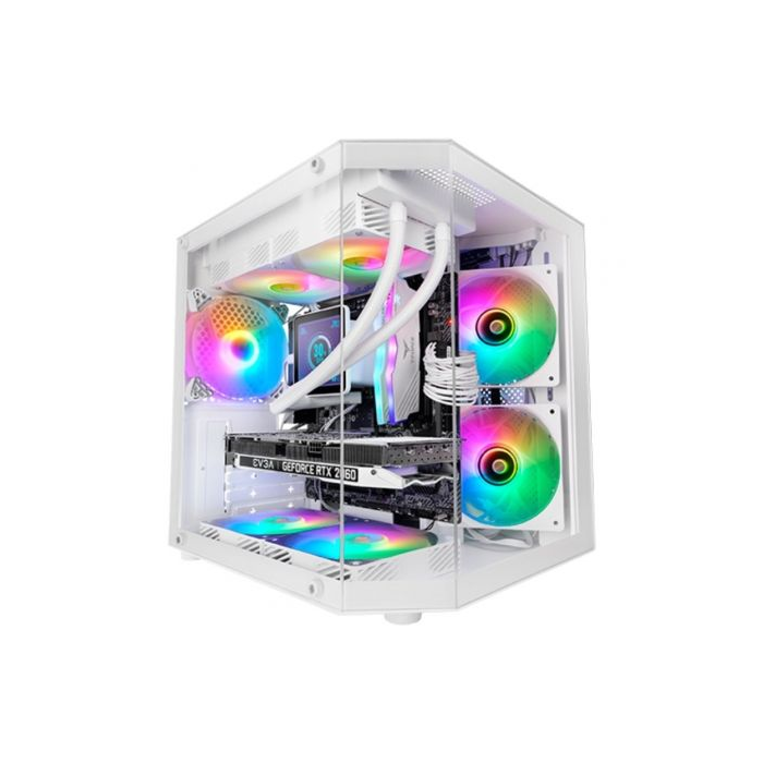 Caja Gaming Minitorre Mars Gaming MC-3TLITE/ Blanca 1 Caja Gaming Minitorre Mars Gaming MC-3TLITE/ Blanca 1