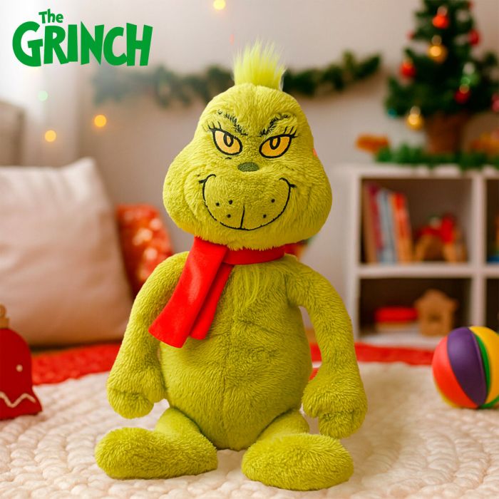 Peluche The Grinch Rojo Poliéster Felpa (4 Unidades) 5