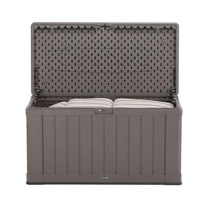 Arcón de Exterior Lifetime Marrón 440 L Plástico 127 x 64 x 67 cm 2 Arcón de Exterior Lifetime Marrón 440 L Plástico 127 x 64 x 67 cm 2