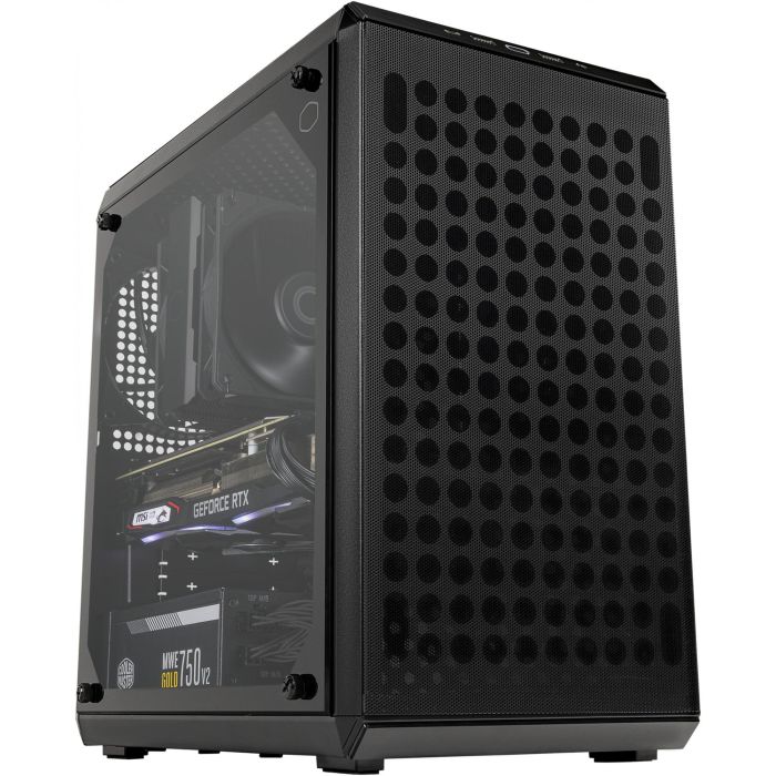 Cooler Master MasterBox Q300L V2 Caja de PC Mini Torre Negra Transparente 8