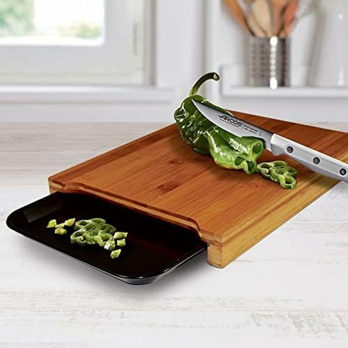 Jocca Tabla de Cortar de Bambú con Bandeja Integrada 36x27,5x4 cm - Ideal para Cortar y Servir 3 Jocca Tabla de Cortar de Bambú con Bandeja Integrada 36x27,5x4 cm - Ideal para Cortar y Servir 3