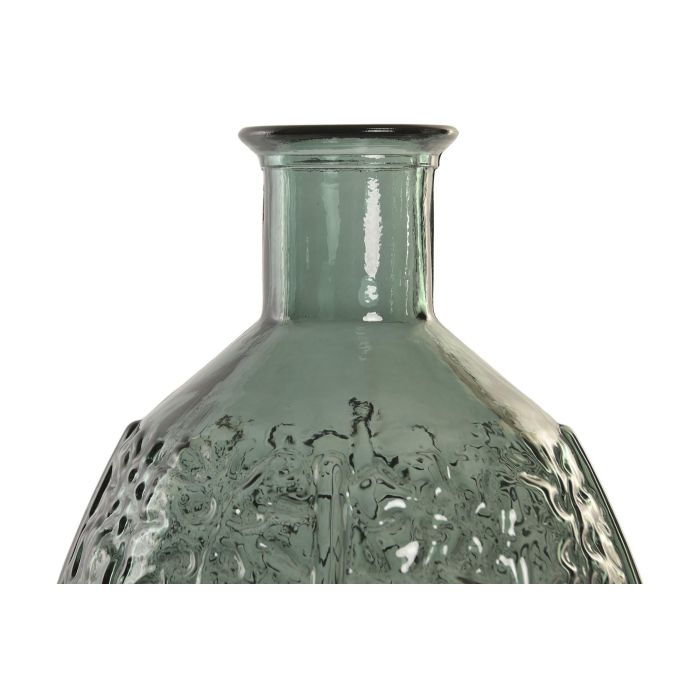 DKD Home Decor Jarron Tropical Verde 29 x 59 x 29 cm Cristal Reciclado 3