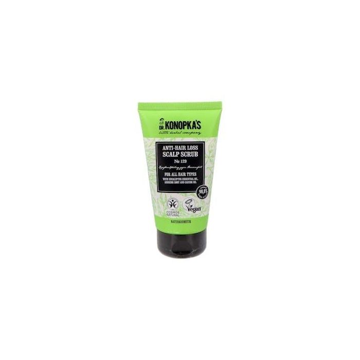 DR. KONOPKA'S Exfoliante Anticaída Cabello Débil con Ginseng y Ricino 150ml Cosmos Natural y Vegan