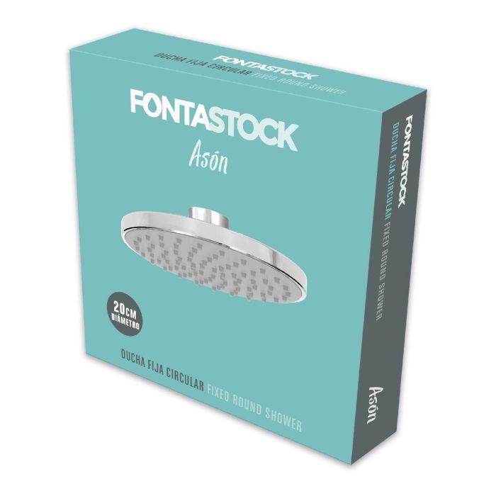 Alcachofa de Ducha Fontastock ASÓN ABS Ø 20 cm 1 Alcachofa de Ducha Fontastock ASÓN ABS Ø 20 cm 1