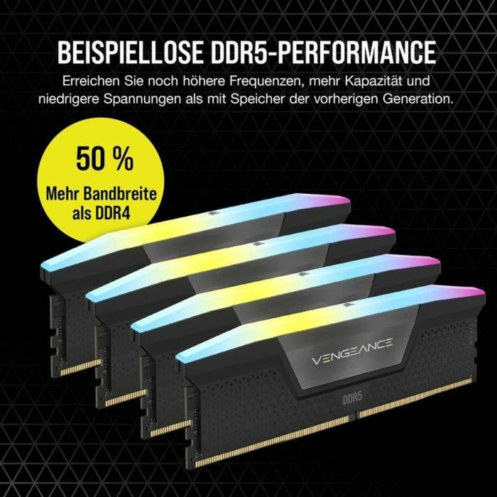 Memoria RAM Corsair 16 GB DDR5 SDRAM DDR5 5200 MHz CL40 4 Memoria RAM Corsair 16 GB DDR5 SDRAM DDR5 5200 MHz CL40 4