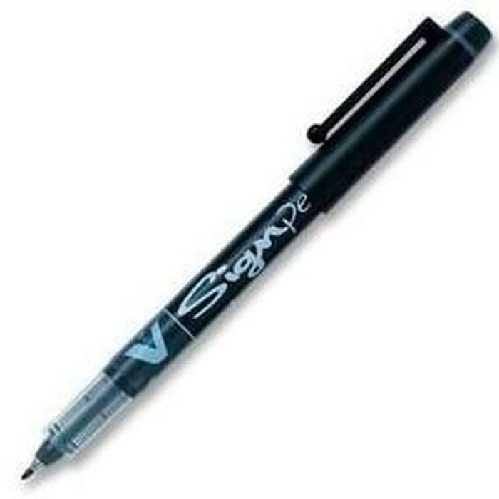 Boligrafo de tinta líquida Pilot V-Sign Negro 0,6 mm (12 Unidades) 1 Boligrafo de tinta líquida Pilot V-Sign Negro 0,6 mm (12 Unidades) 1