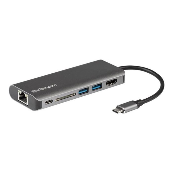 Hub USB Startech DKT30CSDHPD Gris 60 W Hub USB Startech DKT30CSDHPD Gris 60 W
