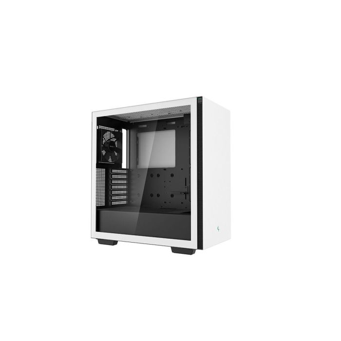 Caja de PC Mid Tower sin fuente de alimentación - DEEPCOOL CH510 (Blanco) - E-ATX/ATX/Micro ATX - 1x120mm - USB 3.0/HD Audio - Vidrio templado 7