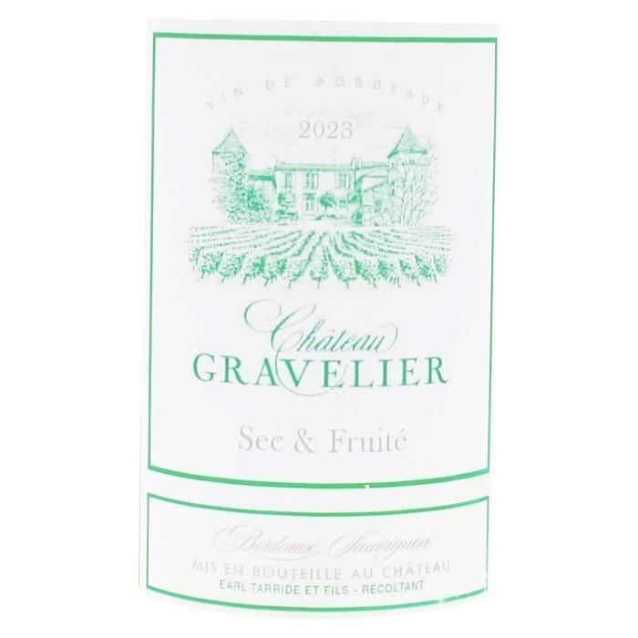 Château Gravelier 2023 Burdeos - Vino blanco de Burdeos 1 Château Gravelier 2023 Burdeos - Vino blanco de Burdeos 1