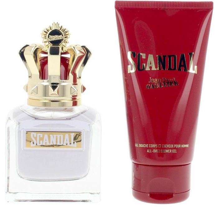 Jean Paul Gaultier SCANDAL POUR HOMME Estuche de Regalo para Hombre - Eau de Toilette 50ml + Gel de Ducha 75ml, Set 3 pz Fragancia Amaderada Oriental Intensa Jean Paul Gaultier SCANDAL POUR HOMME Estuche de Regalo para Hombre - Eau de Toilette 50ml + Gel de Ducha 75ml, Set 3 pz Fragancia Amaderada Oriental Intensa