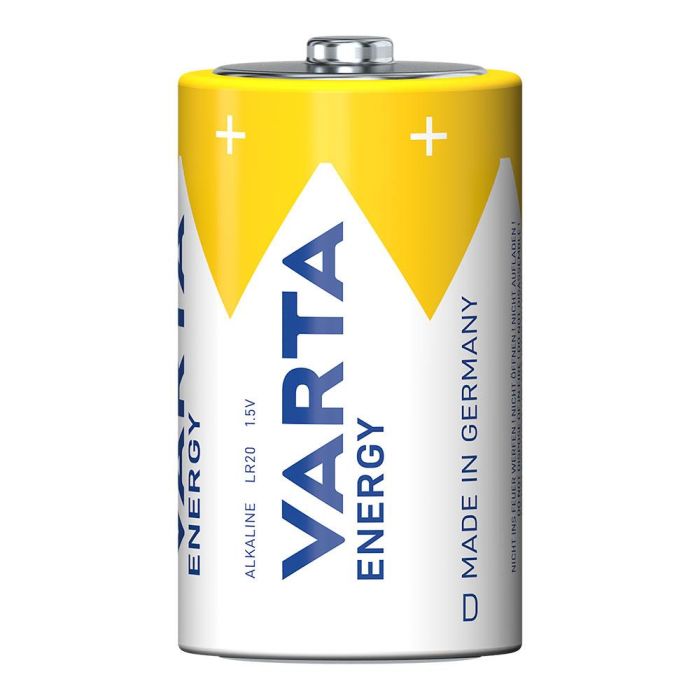 Varta Pila Alcalina LR-20 / D 1.5V Blister 2 Unidades Ø34,2 x 61,5 mm 1 Varta Pila Alcalina LR-20 / D 1.5V Blister 2 Unidades Ø34,2 x 61,5 mm 1