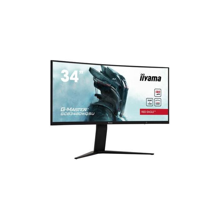 Monitor Iiyama 34" Gaming Curvo, Uwqhd, 180Hz, 0,4 Ms, Hdmi, Displayport 1