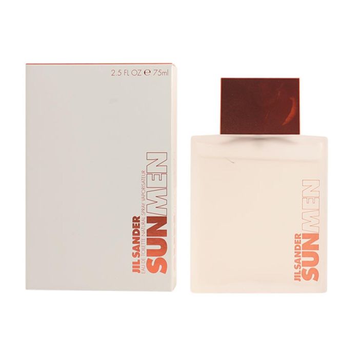 Jil Sander SUN MEN Eau de Toilette Vaporizador para Hombre 75 ml - Aroma Fresco Aromática Especiada